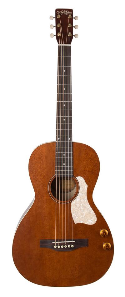 Art And Lutherie Roadhouse Q Discrete Acousticelectric Guitar Havana Brown