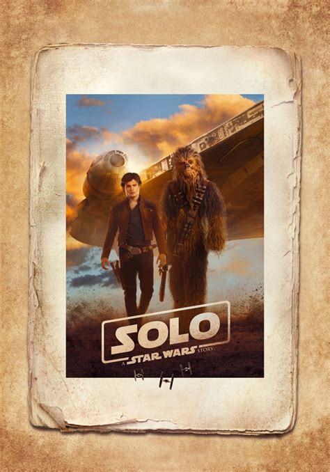 Solo A Star Wars Story Film Posters Geek Carl
