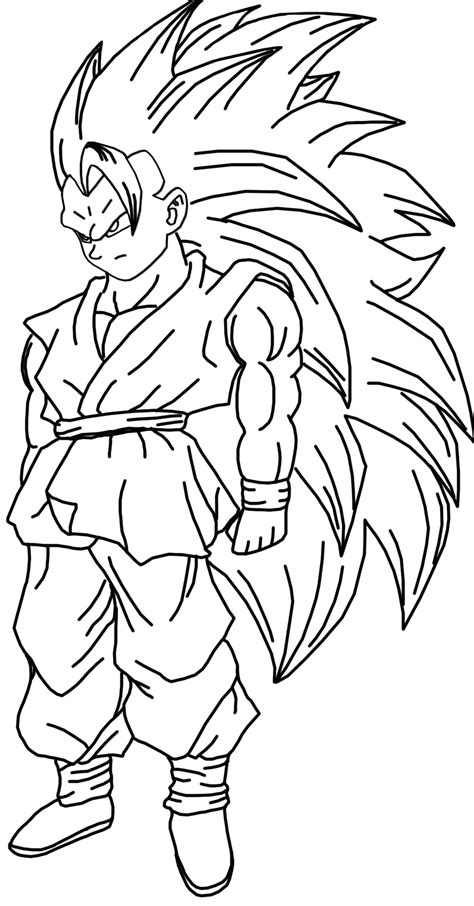 Goku Super Saiyan Para Colorear Super Saiyan Blue Vegito Goku Ssj