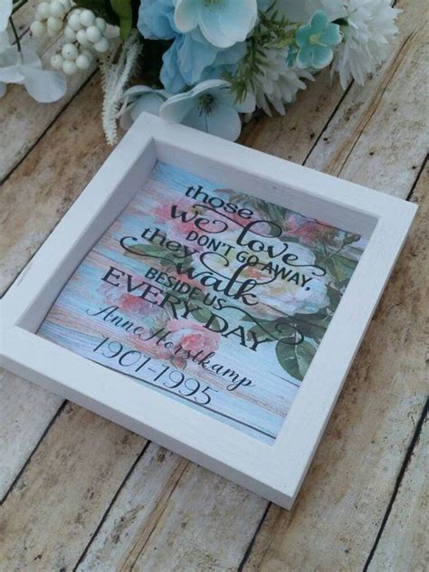 Personalized Sympathy Sign Sympathy T Mother Condolence Etsy