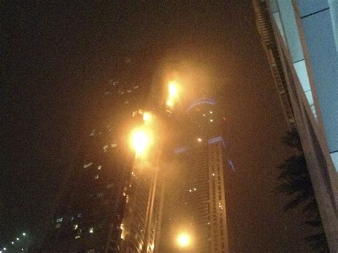 Fire In Dubai Skyscraper Forces Evacuation Of Residents The Two Way Npr