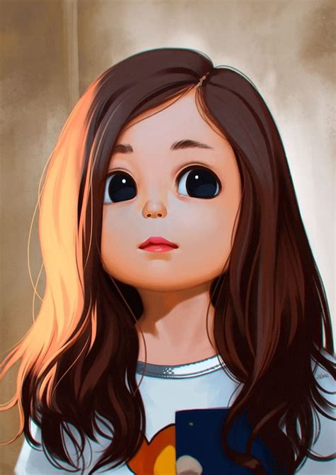 3d Characters Little Girl Cartoon Hd Phone Wallpaper Pxfuel