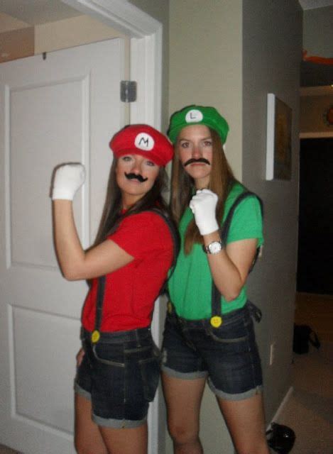 Mario And Luigi Cute Halloween Costumes Duo Halloween Costumes