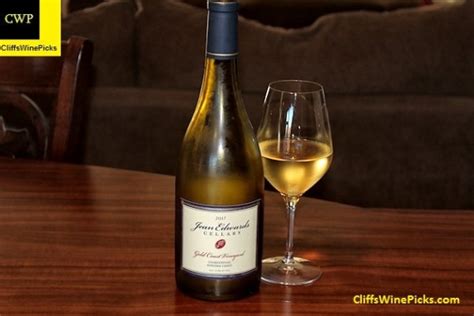 2017 Jean Edwards Cellars Chardonnay Gold Coast Vineyard Cliffs Wine