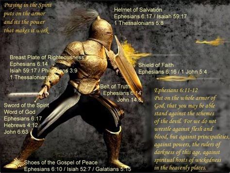 Ephesians 613 18 Armor Of God Praying In The Spirit Christian Warrior