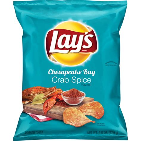 Lays Chesapeake Crab Spice Potato Chips 275 Oz Instacart