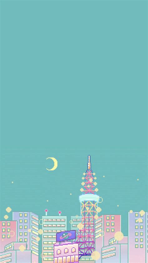 Kawaii Pixel Sky Wallpapers Posted By Foster Michael