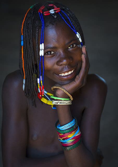 Mucawana Tribe Girl Ruacana Namibia A Photo On Flickriver