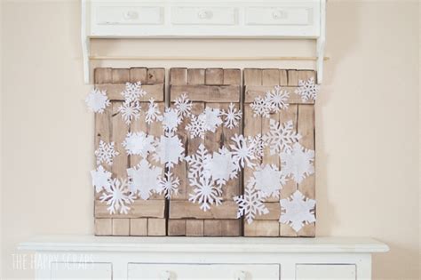 Crepe Paper Hanging Snowflakes With The Cricut Maker The Happy Scraps