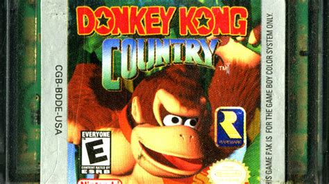 Cgr Undertow Donkey Kong Country Review For Game Boy Color Youtube