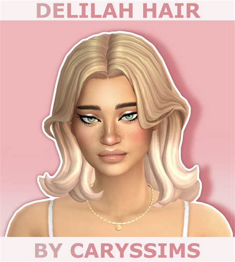 Carys Cc Finds Caryssimscc Delilah Hair This Hair Is