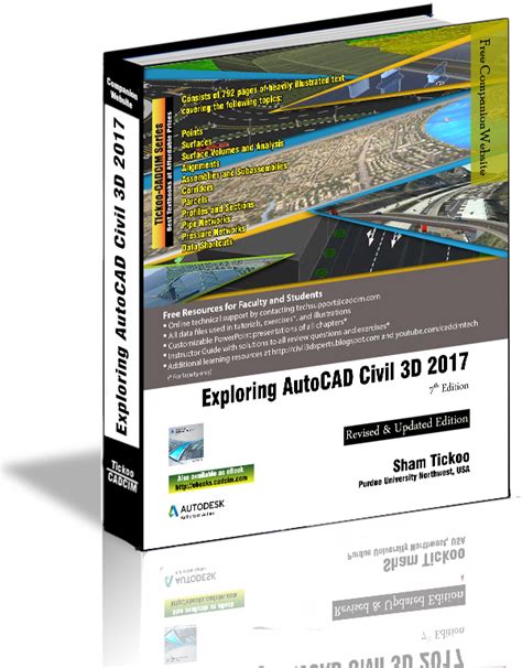 Exploring Autocad Civil 3d 2017 Book By Prof Sham Tickoo And Cadcim