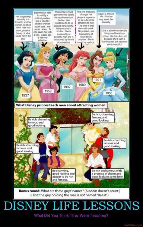 Demotivational Poster Disney Life Lessons Disney Funny Disney Princesses And Princes Disney Life