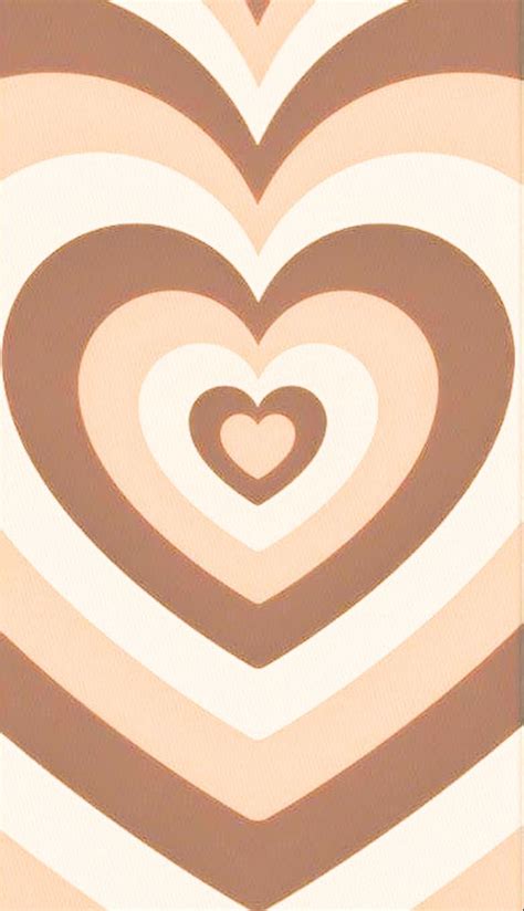 Beige Coffee Heart In 2021 Phone Wallpaper Patterns Wallpaper Iphone