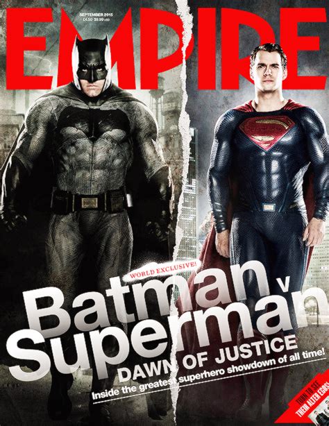Warner Bros Entertainment — Batman V Superman On The Cover Of Empire