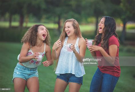 Best Friends Laughing Teen Girls Photo Getty Images