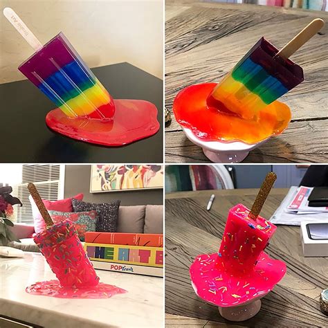 Melted Popsicle Sculpture Pinegears