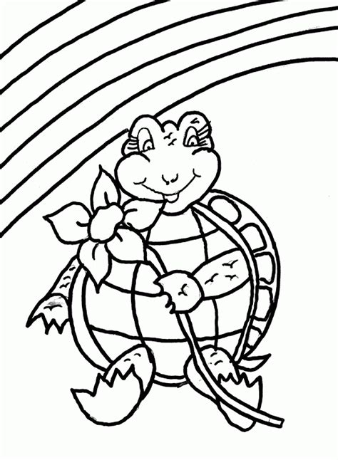 Encourage children to color by providing lots of access to coloring pages and crayons. Stress Free Kids turtle coloring page - coloring.com