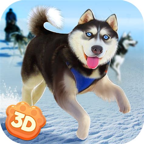 North Pole Snow Dog Winter Racing Klondike Husky Sledding Simulator