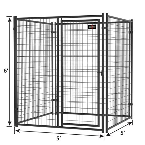 6ft H X 5ft W Welded Steel Kennel Panel Pet Kennels Crates Playpens