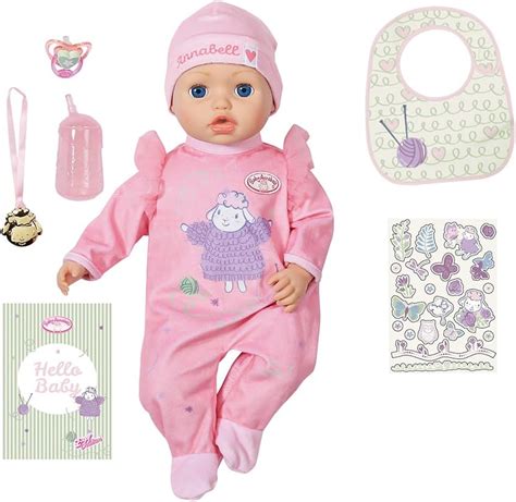 Baby Annabell Interactive Doll 43 Cm Dolls Amazon Canada