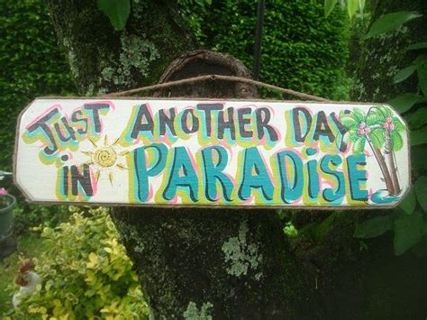 Parrothead Sign Tiki Bar Tropical Pool Handmade Wood Signs