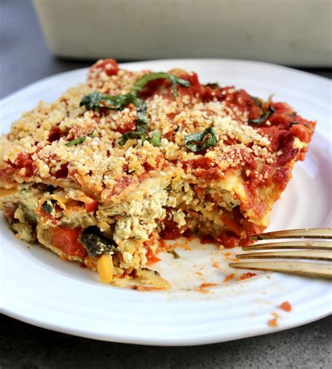 High Protein Vegan Lasagna Kelly Jones Nutrition