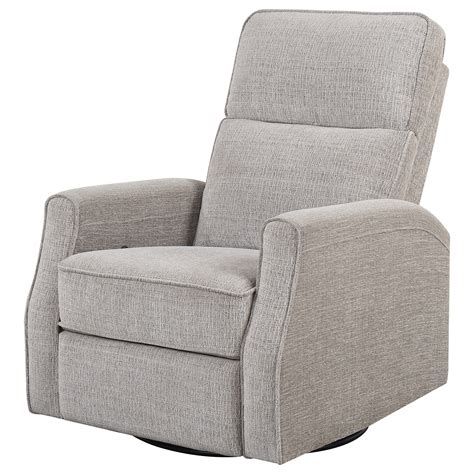 Tabor Contemporary Beige Swivel Glider Recliner Sadlers Home