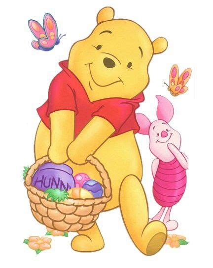 Happy Easter From Winnie The Pooh And Piglet Winnie The Pooh Pictures