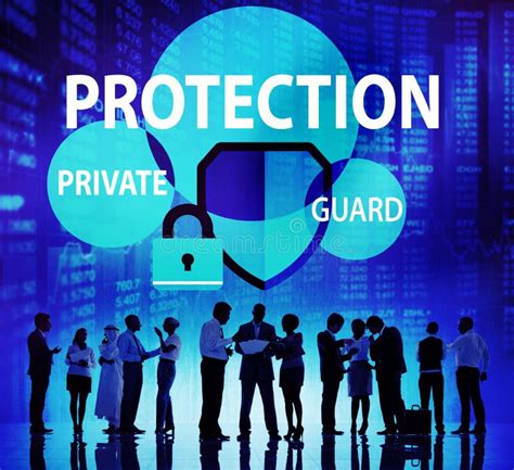 Security Protection Secrecy Privacy Firewall Guard Concept Stock Image