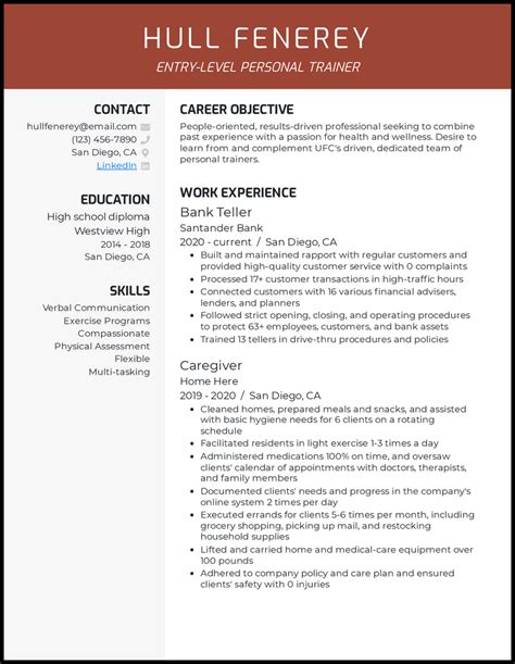 5 Personal Trainer Resume Examples For 2022