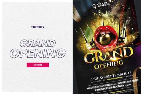 Grand Opening Night Club Flyer Creative Daddy