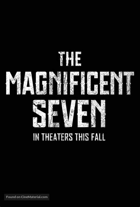 The Magnificent Seven 2016 Logo