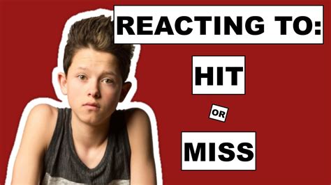 Reacting To Hit Or Miss By Jacob Sartorius Youtube