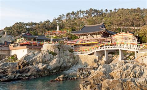 Cliffside Temple In Busan Haedong Yonggungsa Koreabyme