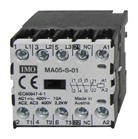 Ma05 S 01110ac Imo Precision Controls Contactor Micro Din Rail