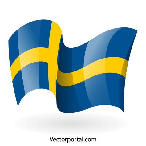 Swedish Flag Graphics Ai Royalty Free Stock Svg Vector