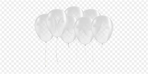 Premium Vector Realistic Isolated White Balloon For Celebration And