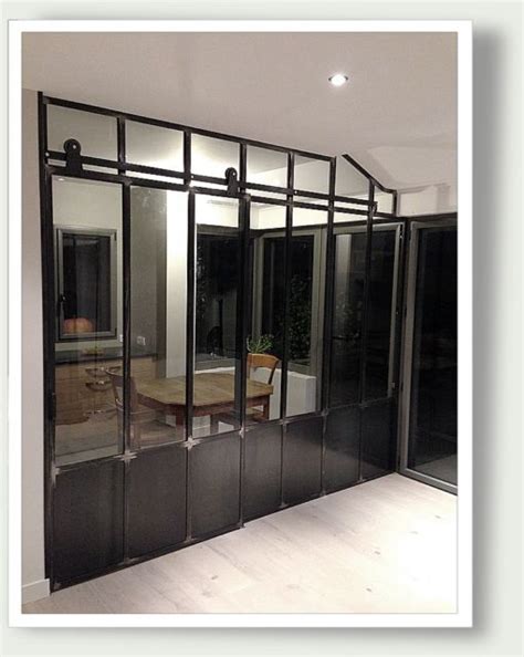 Votre porte d'entrée, c'est la 1ère impression que donne votre maison. ferronnerie AG METAL 35 | Cloison verriere, Aménagement ...