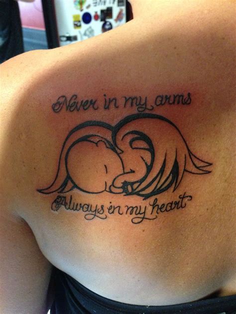 Pin By Ajung Uncha On Wedding Miscarriage Tattoo Baby Angel Tattoo