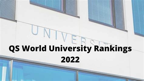 Qs World University Rankings 2022 Released Iit Bombay In Top 200