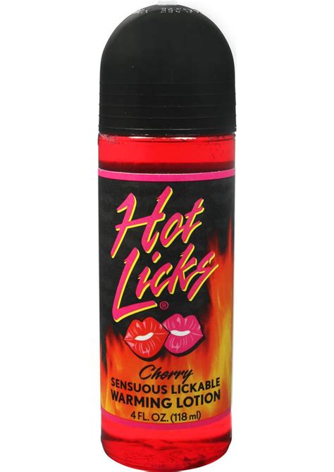 Hot Licks Lickable Warming Lotion Cherry 4 Ounce Puerto Rico Hot Licks Love Store Pureed Food