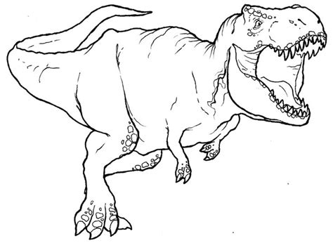 Desenhos De T Rex Para Colorir E Imprimir Como Fazer Em Casa Tiranossauro Rex Desenho