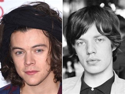 Harry Styles And Mick Jagger Whoa Celebrity Doppelgängers