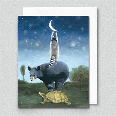 Kim Ferreira Greeting Card N Is For Never Giving Up And Nighttime