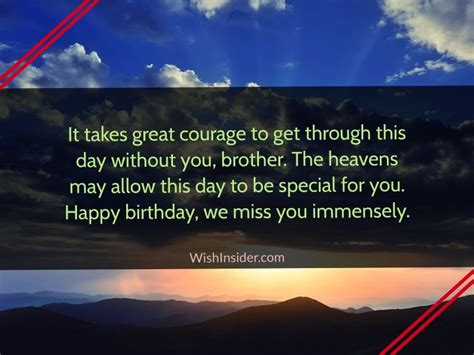 30 Happy Birthday In Heaven Brother Quotes Wish Insider