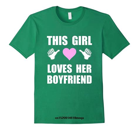 Gildan Funny T Shirts This Girl Loves Her Boyfriend T Shirt Funny