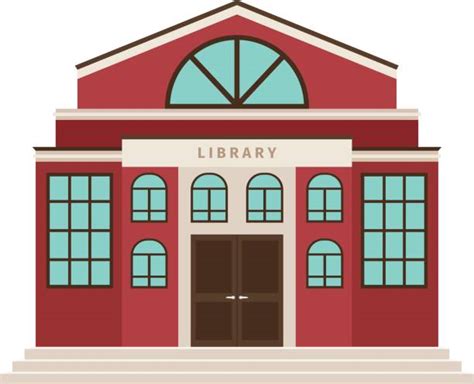 Best Library Entrance Illustrations Royalty Free Vector Graphics