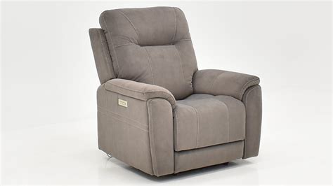 Arula Power Recliner Gray Home Furniture