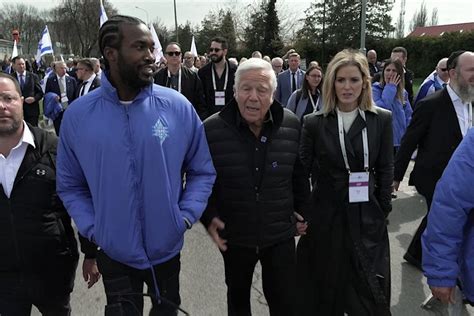 Robert Kraft And Meek Mill Walk March Of Living Together